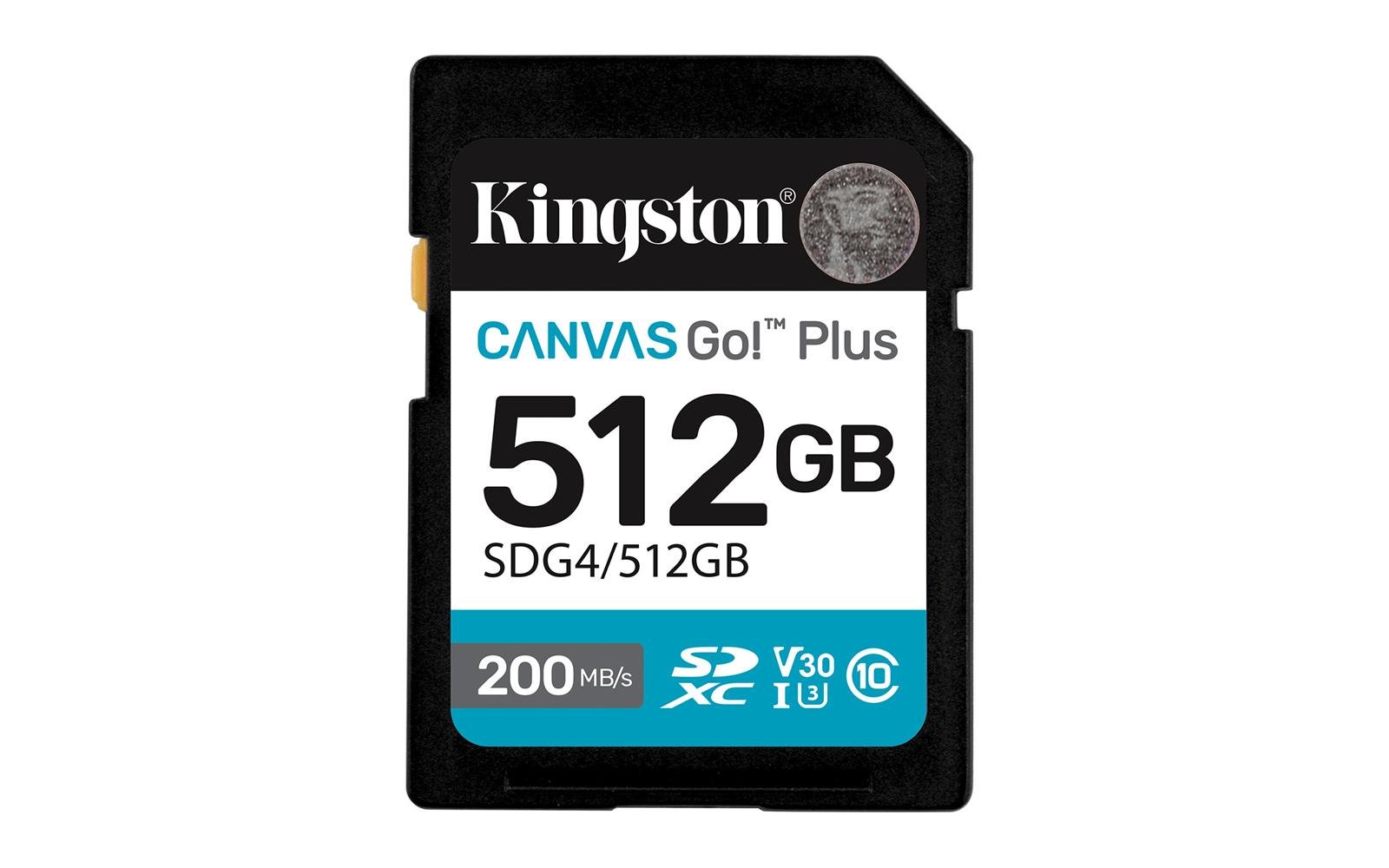 Kingston SDG4/512GB 512GB SDXC Hafıza Kartı